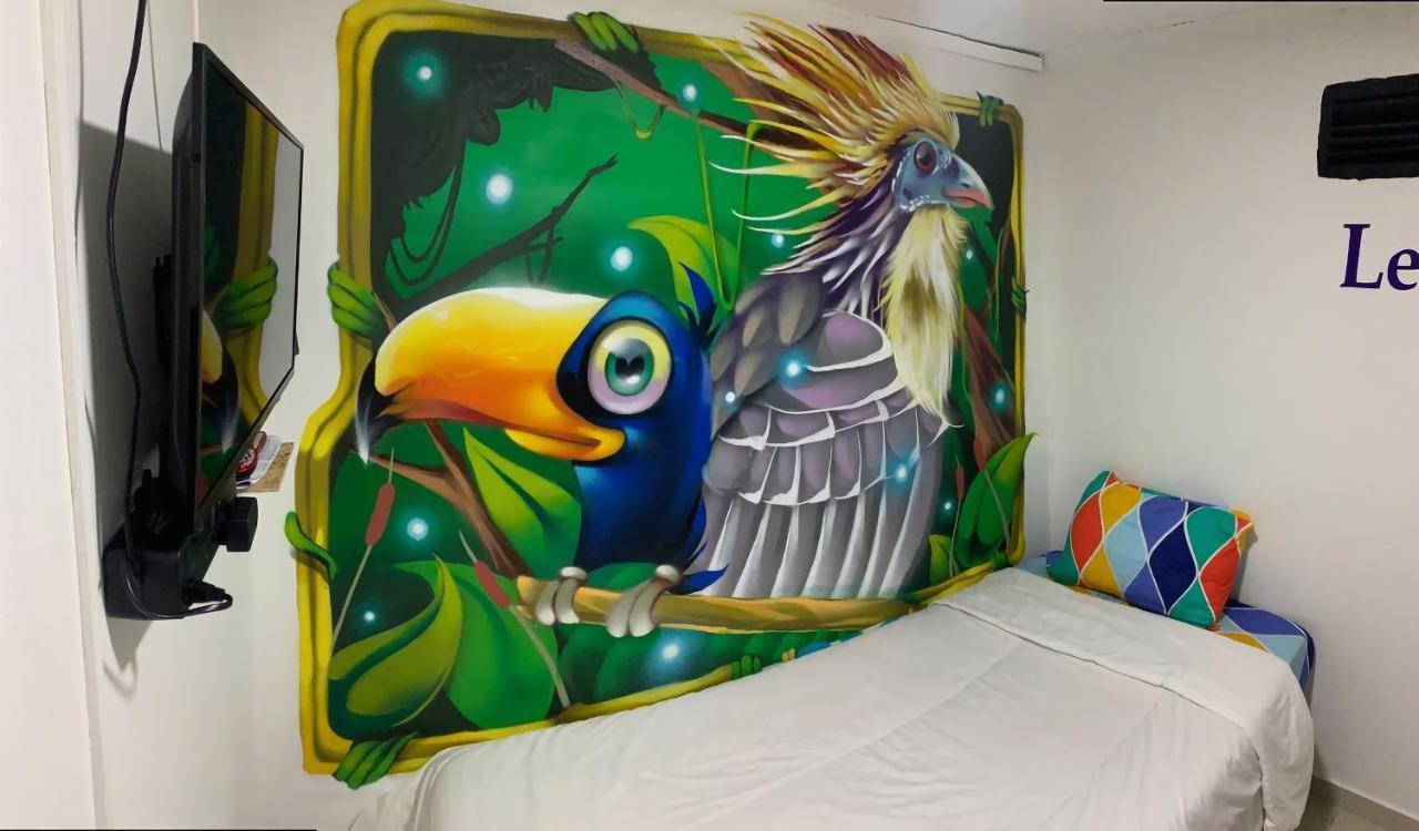 The Mural Hostel Bogota Buitenkant foto